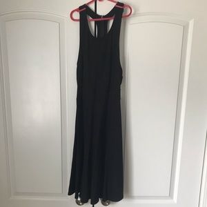 The vanity room black, racer back dress.